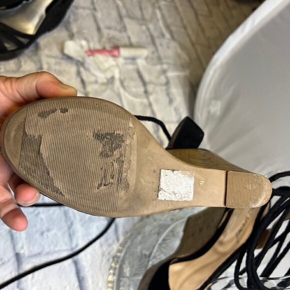 cork wedge shoes - Picture 4 of 12